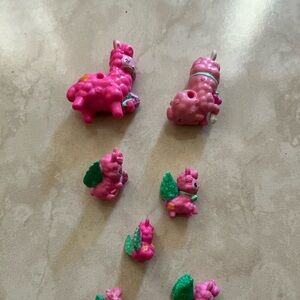 Hatchimals CollEGGtibles Rainbow Cation Llama Family Pink and Green